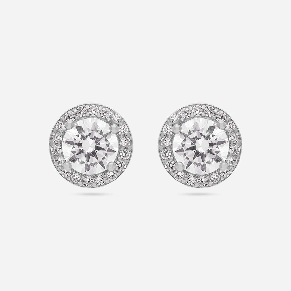 92.5 Silver Earring 194333 - Image 4