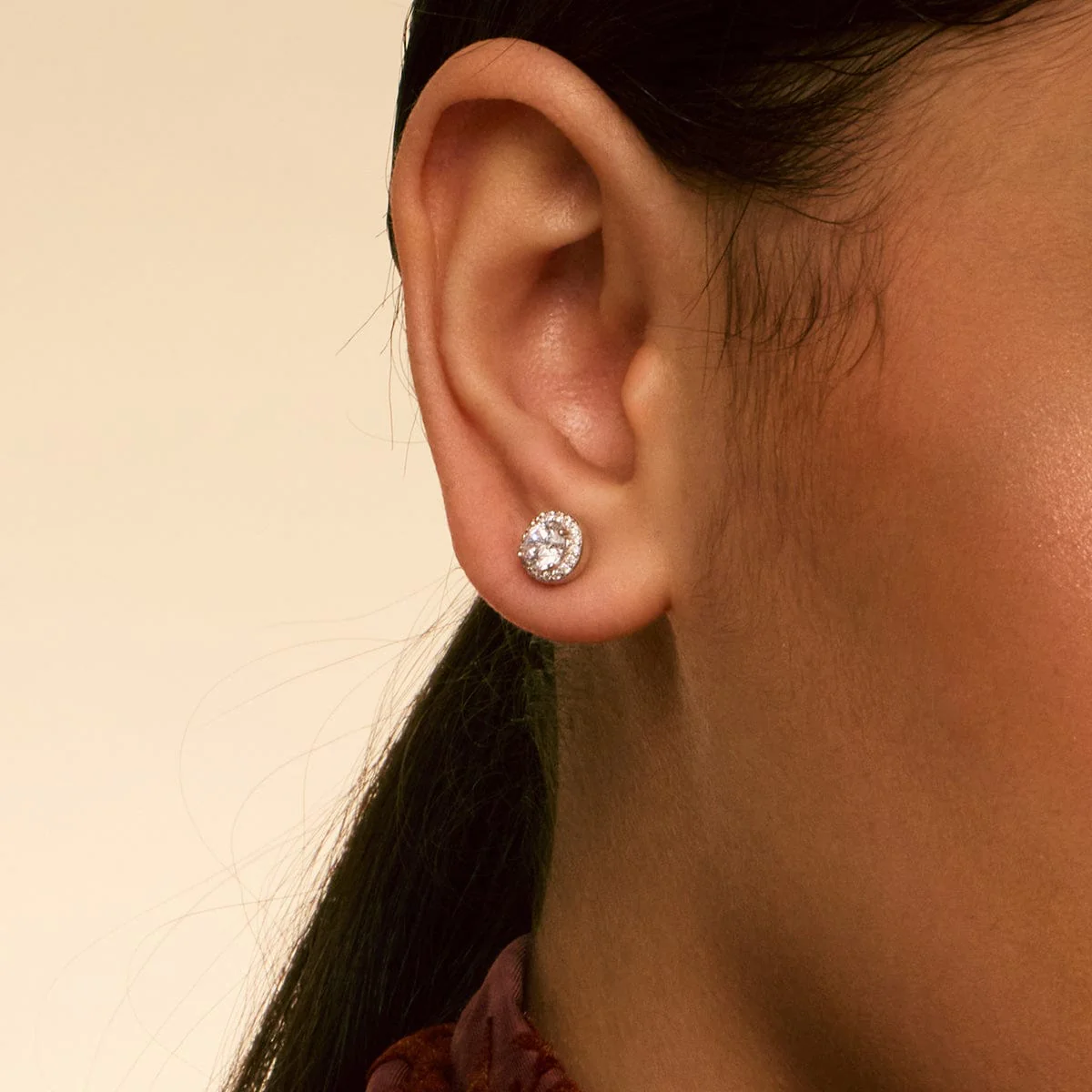 92.5 Silver Earring 194333 - Image 6