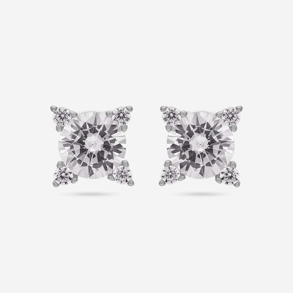 92.5 Silver Earring 194335 - Image 6