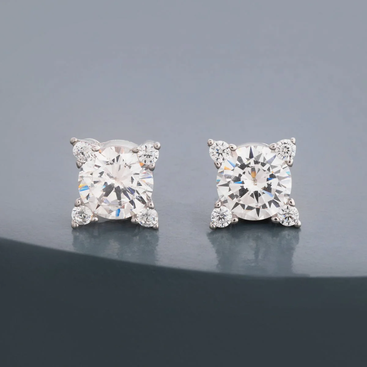 92.5 Silver Earring 194335 - Image 7