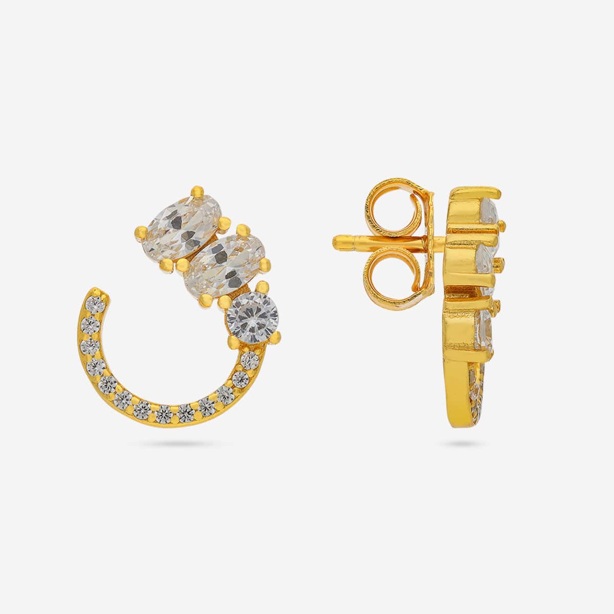 92.5 Silver Earring 194336 - Image 3