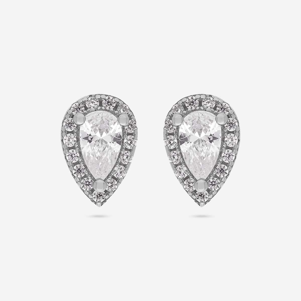 92.5 Silver Earring 194337 - Image 6