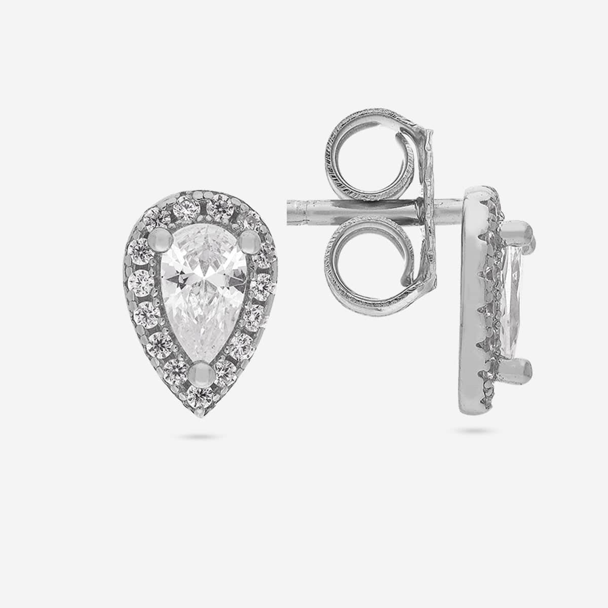 92.5 Silver Earring 194337 - Image 8