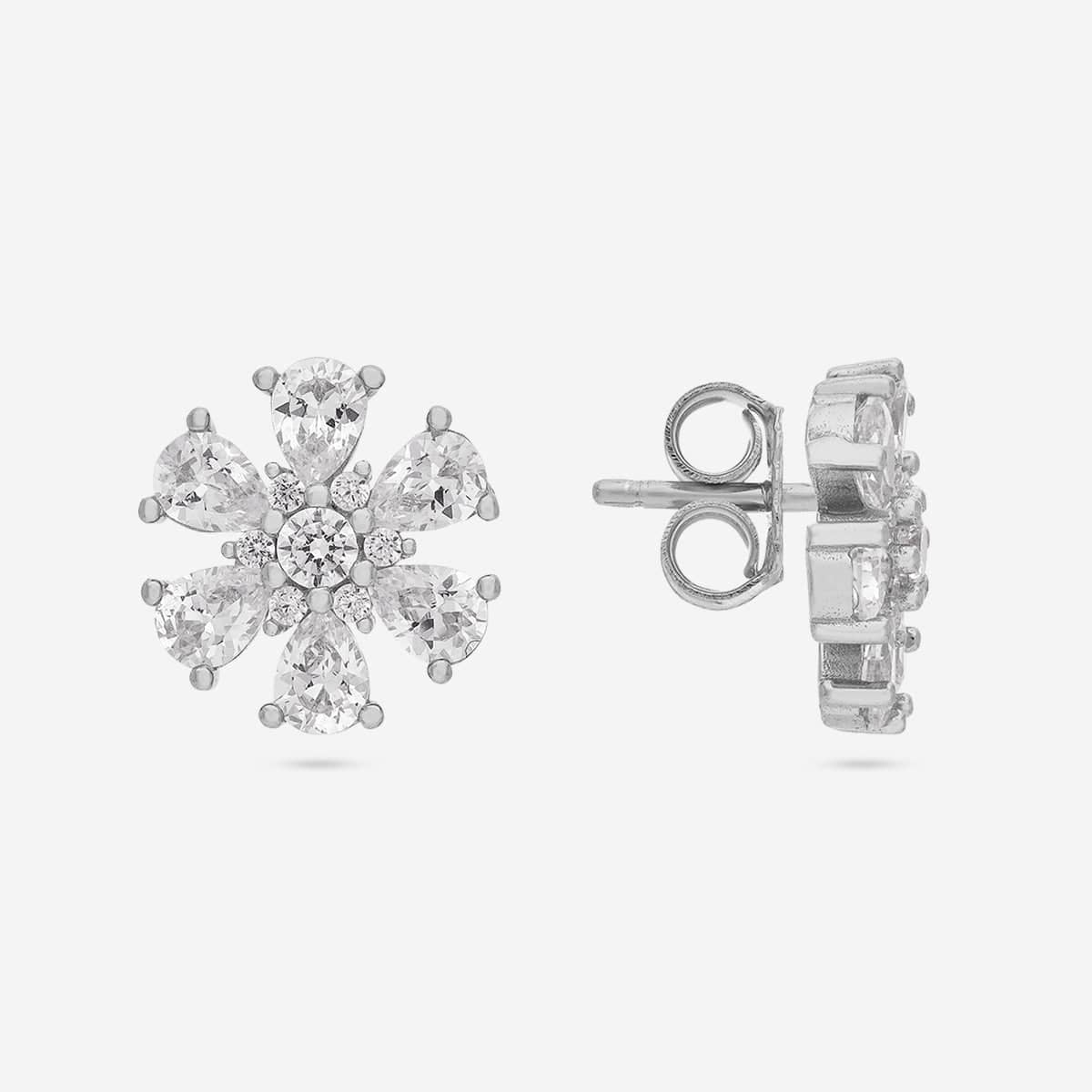 92.5 Silver Earring 194338 - Image 8
