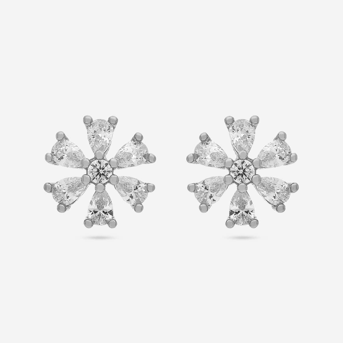 92.5 Silver Earring 194361 - Image 4