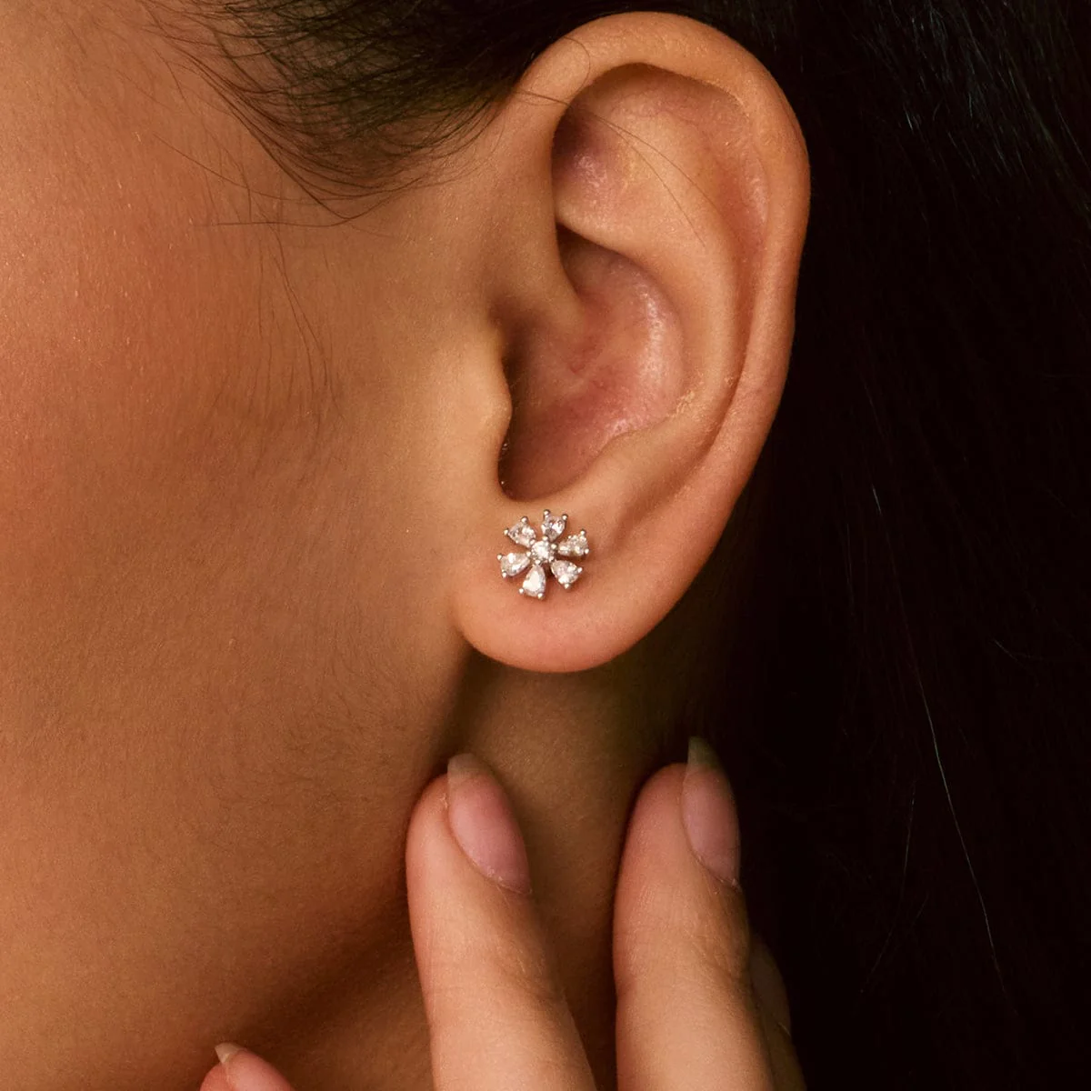 92.5 Silver Earring 194361 - Image 6