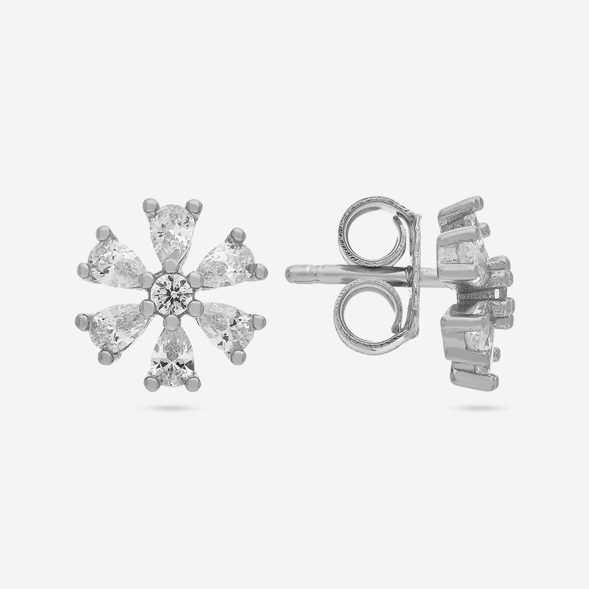 92.5 Silver Earring 194361 - Image 8