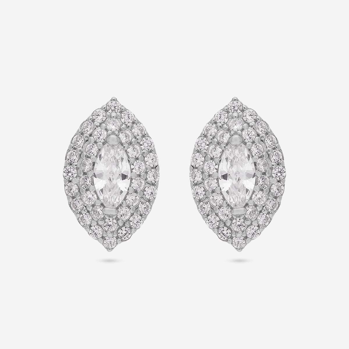 92.5 Silver Earring 194363 - Image 4