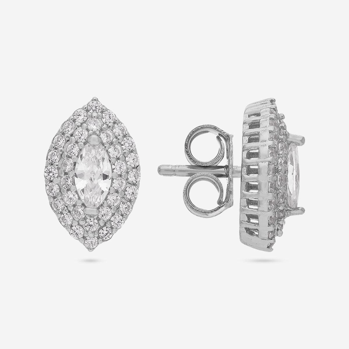 92.5 Silver Earring 194363 - Image 8