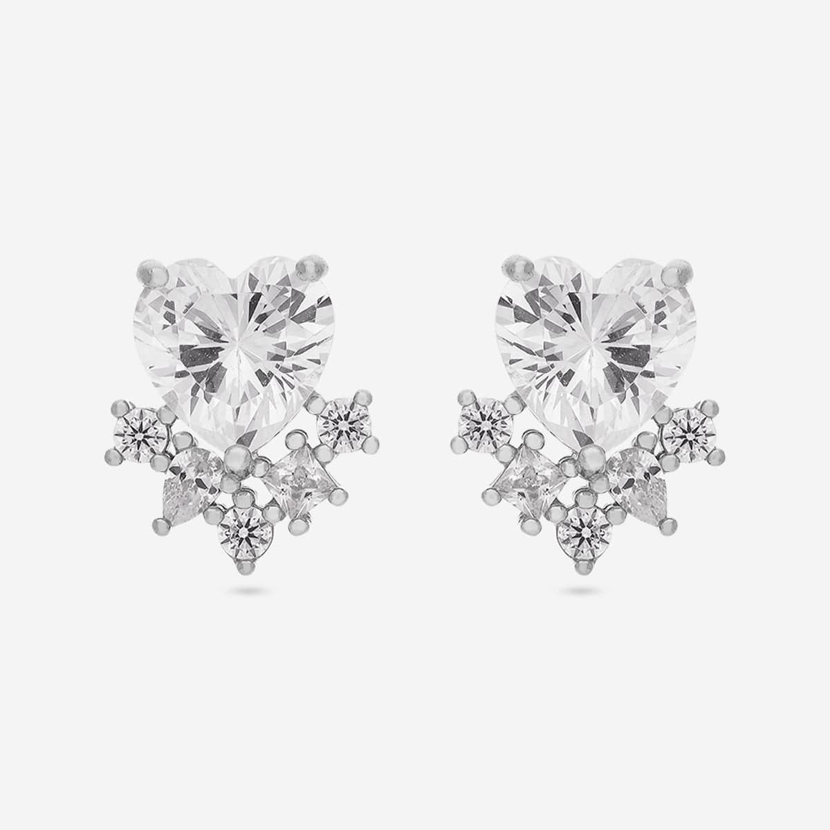92.5 Silver Earring 194364 - Image 4