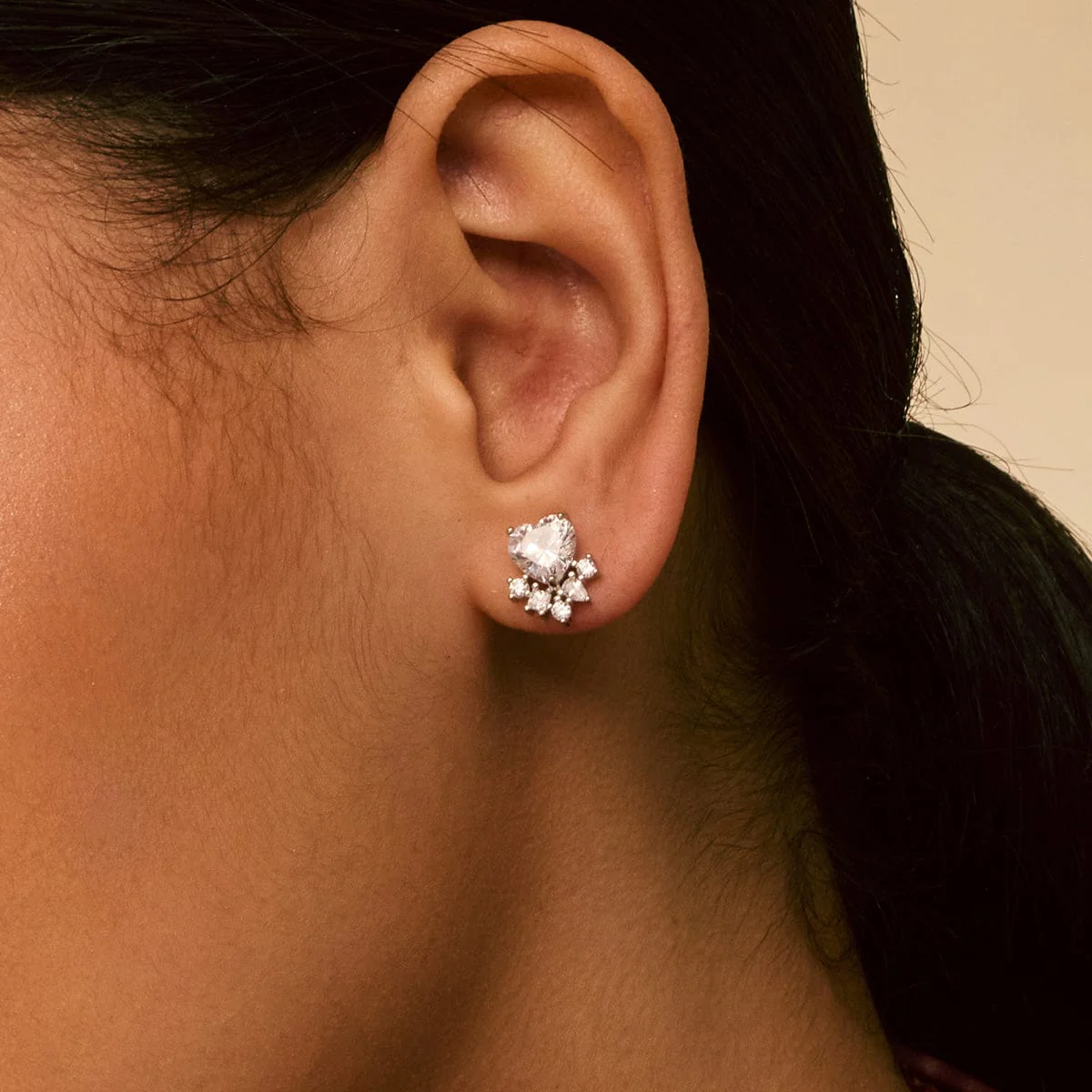 92.5 Silver Earring 194364 - Image 6