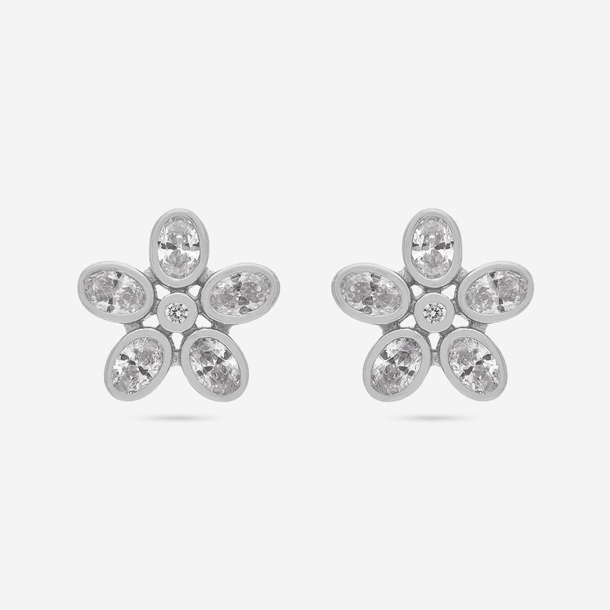 92.5 Silver Earring 194365 - Image 6