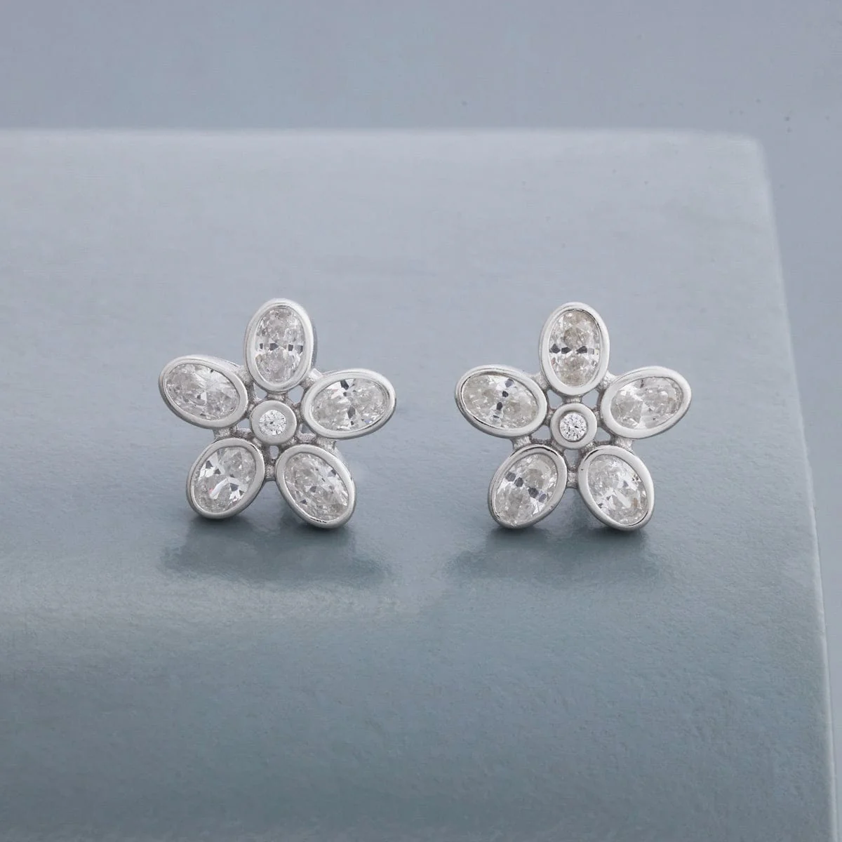 92.5 Silver Earring 194365 - Image 7