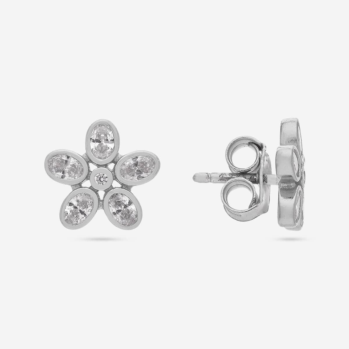 92.5 Silver Earring 194365 - Image 8