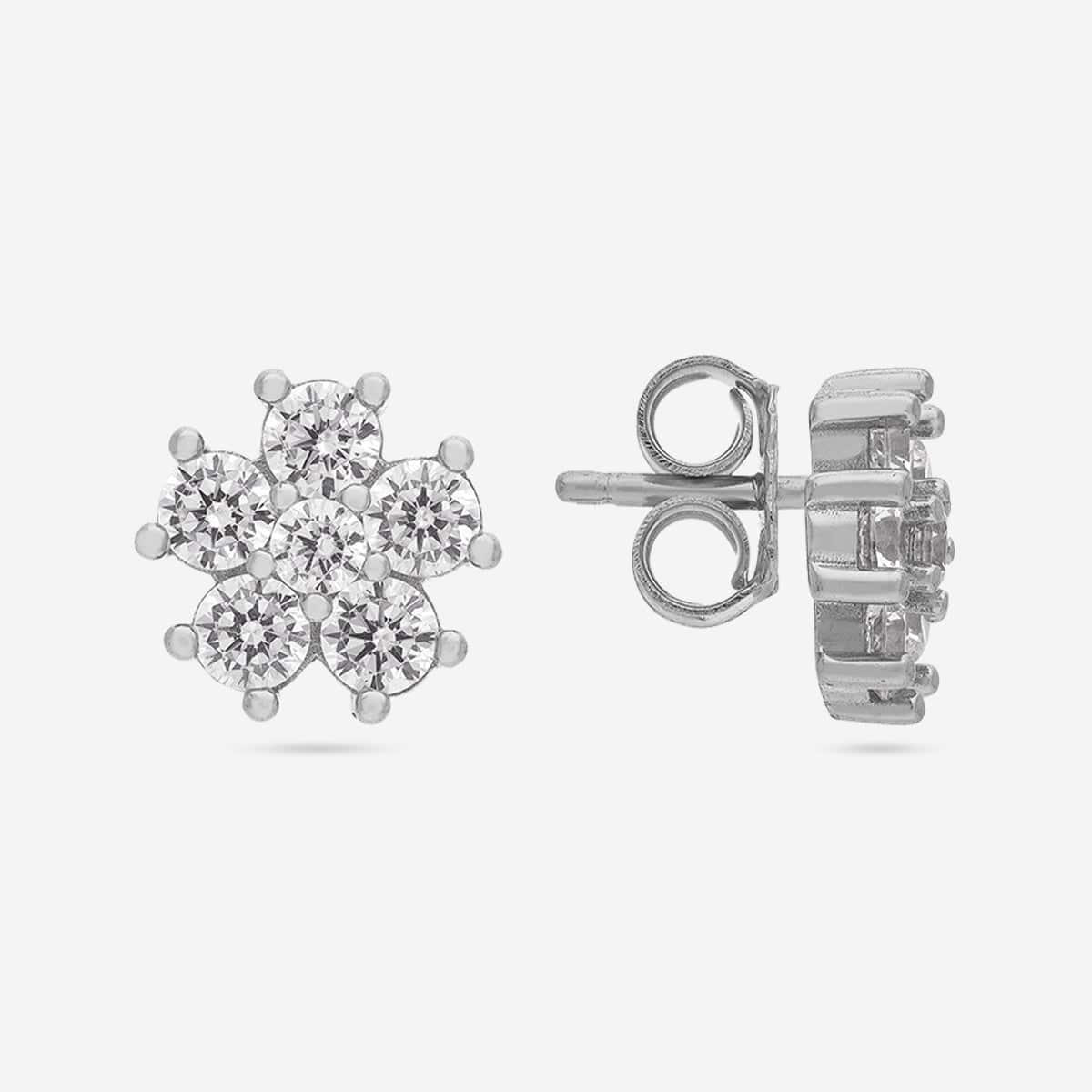 92.5 Silver Earring 194366 - Image 8