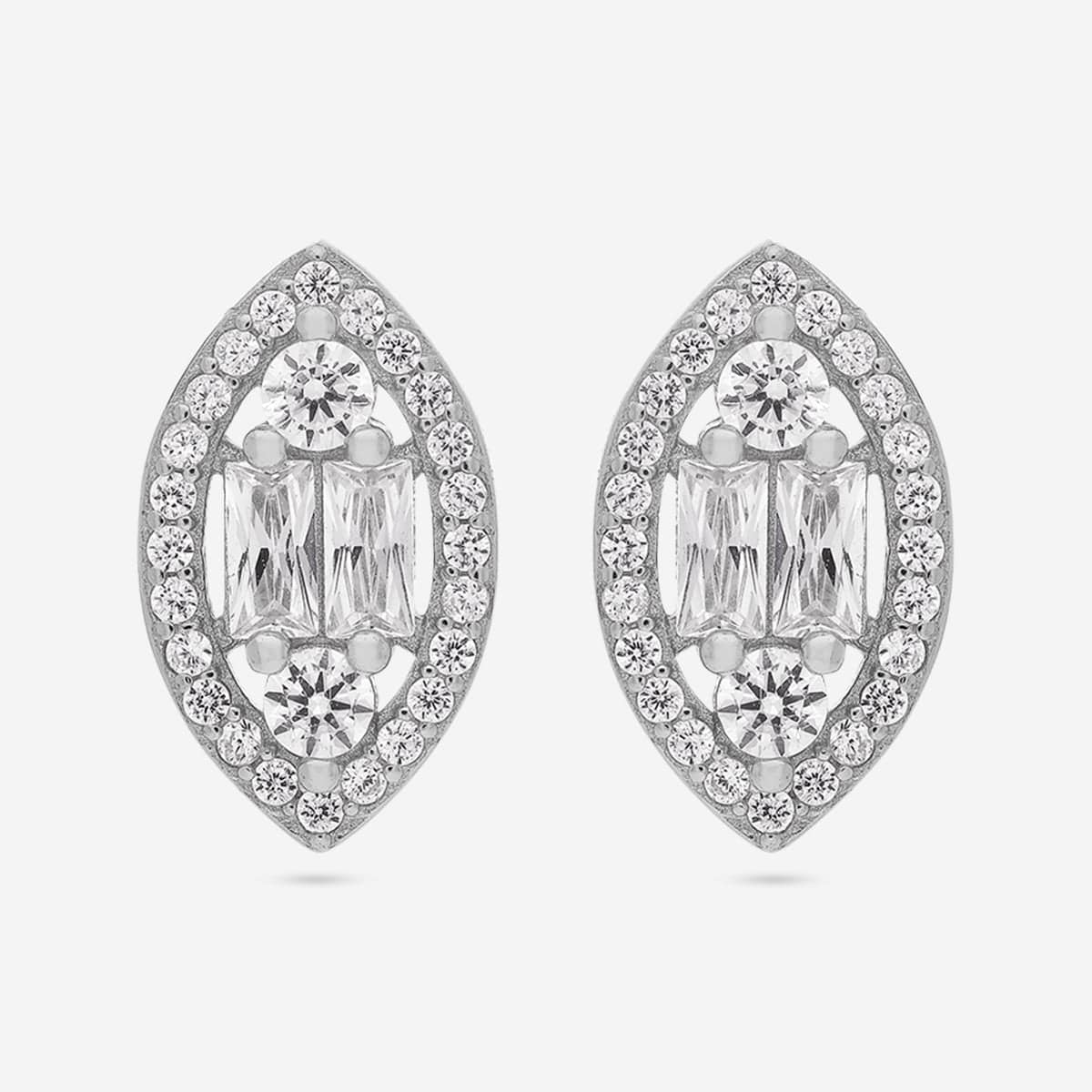 92.5 Silver Earring 194367 - Image 4