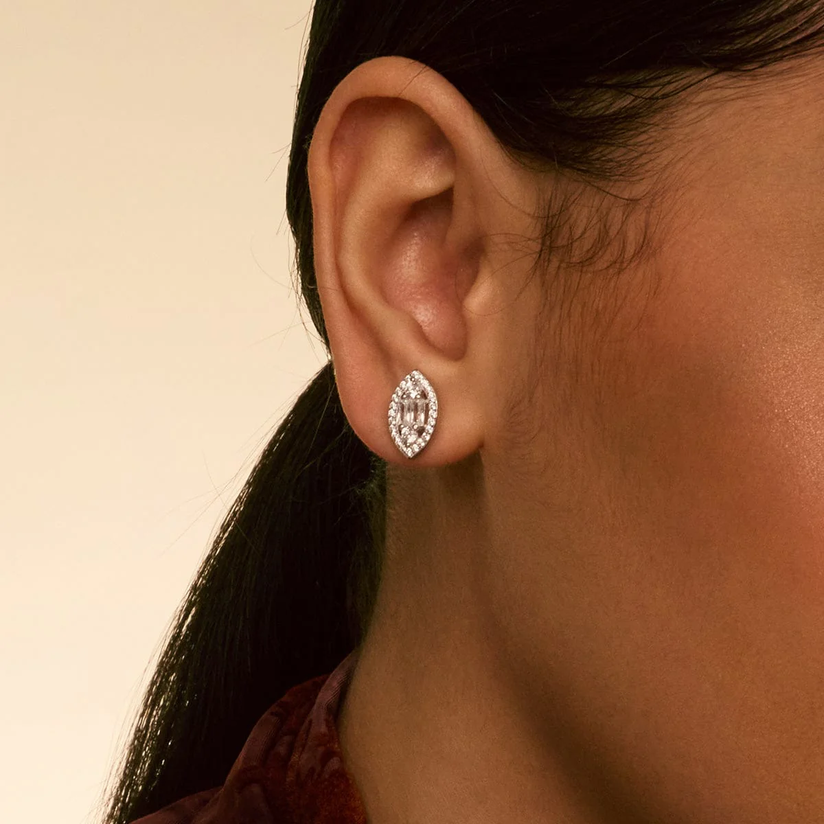 92.5 Silver Earring 194367 - Image 6