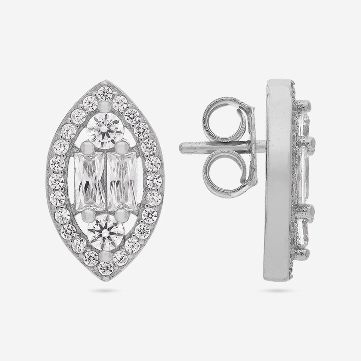 92.5 Silver Earring 194367 - Image 8
