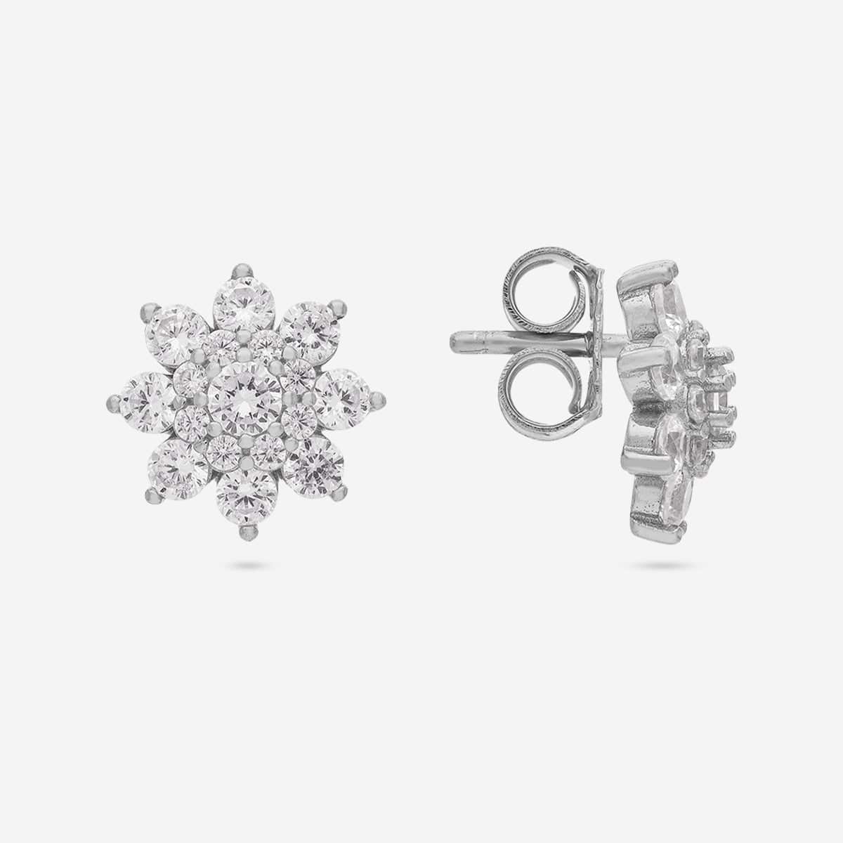 92.5 Silver Earring 194368 - Image 8