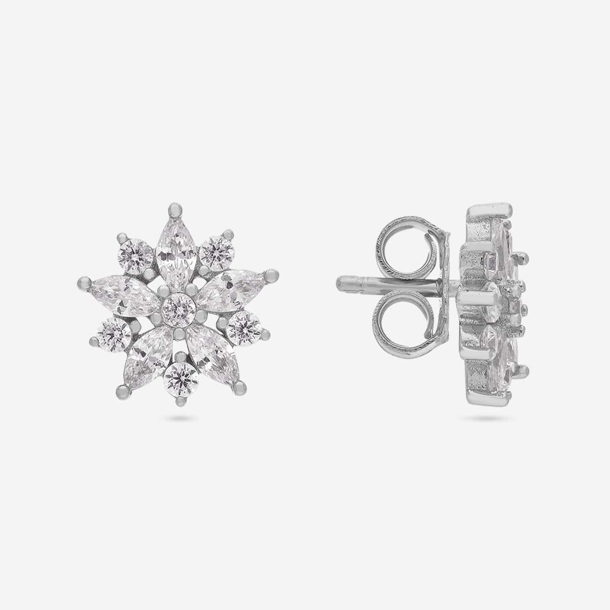 92.5 Silver Earring 194369 - Image 8