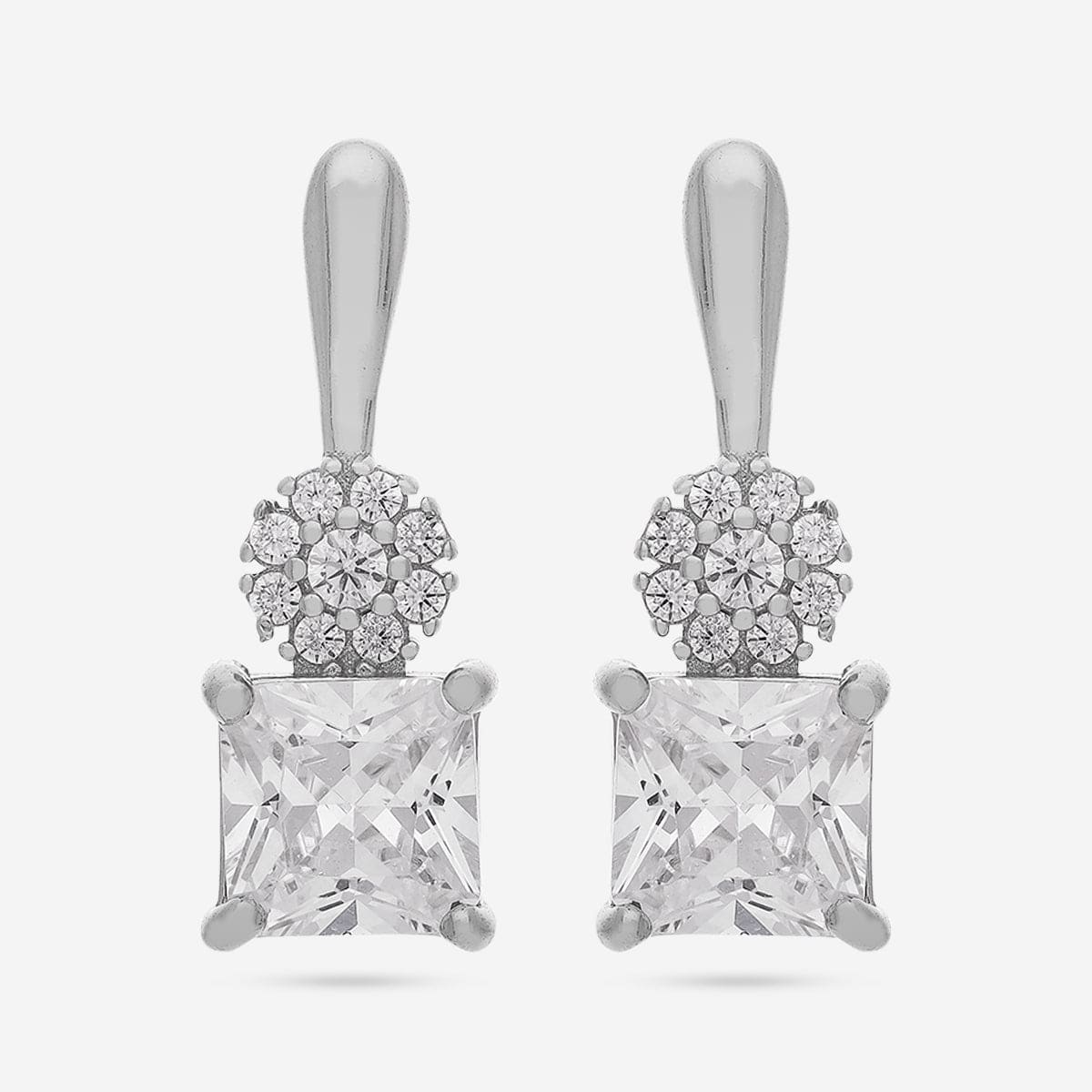 92.5 Silver Earring 194370 - Image 4