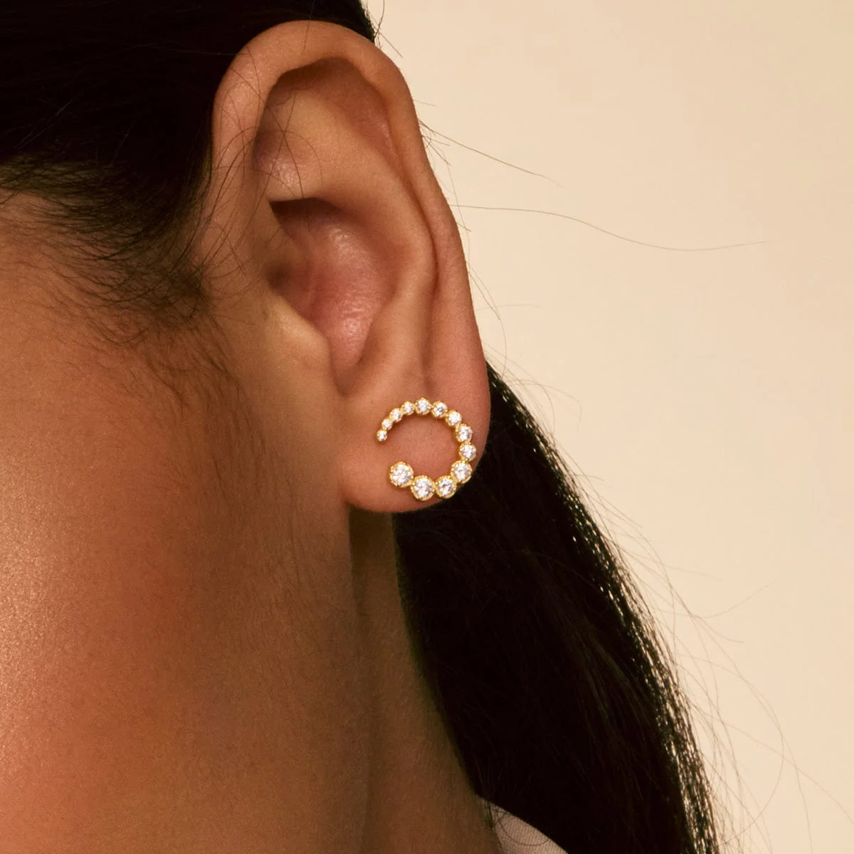 92.5 Silver Earring 194371 - Image 3