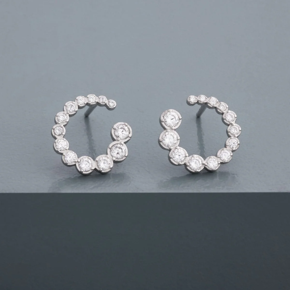 92.5 Silver Earring 194371 - Image 7