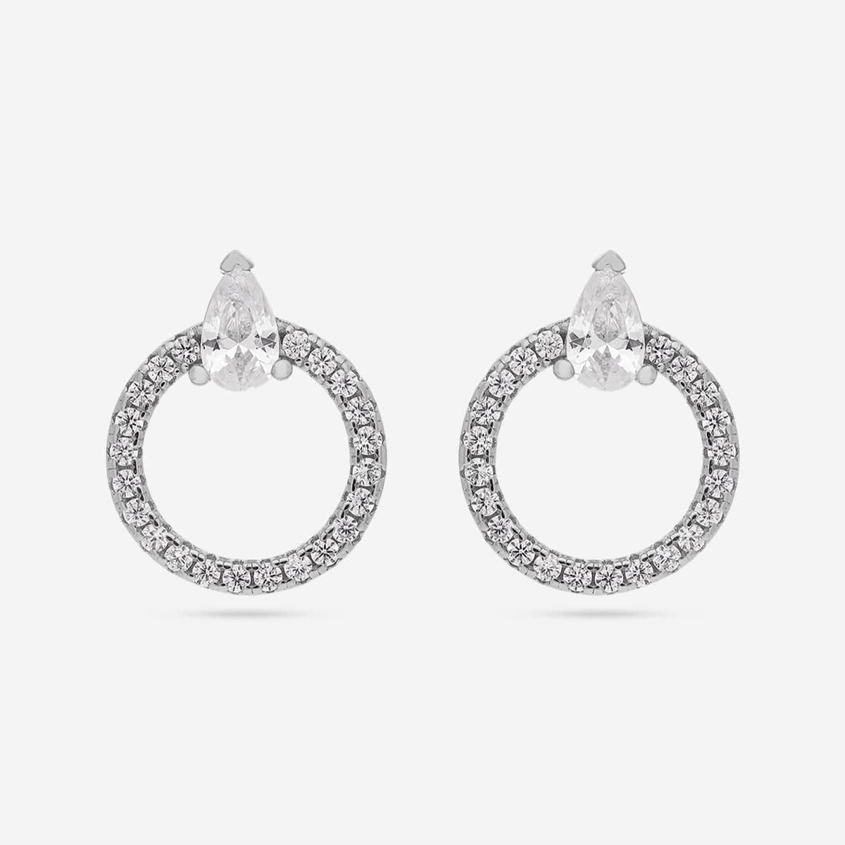 92.5 Silver Earring 194401 - Image 4