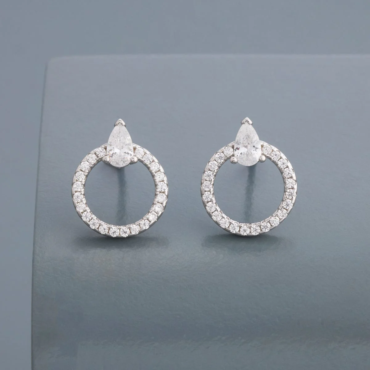 92.5 Silver Earring 194401 - Image 5