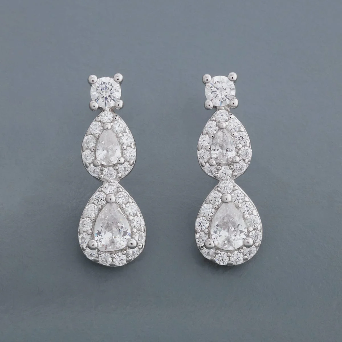 92.5 Silver Earring 194405 - Image 7