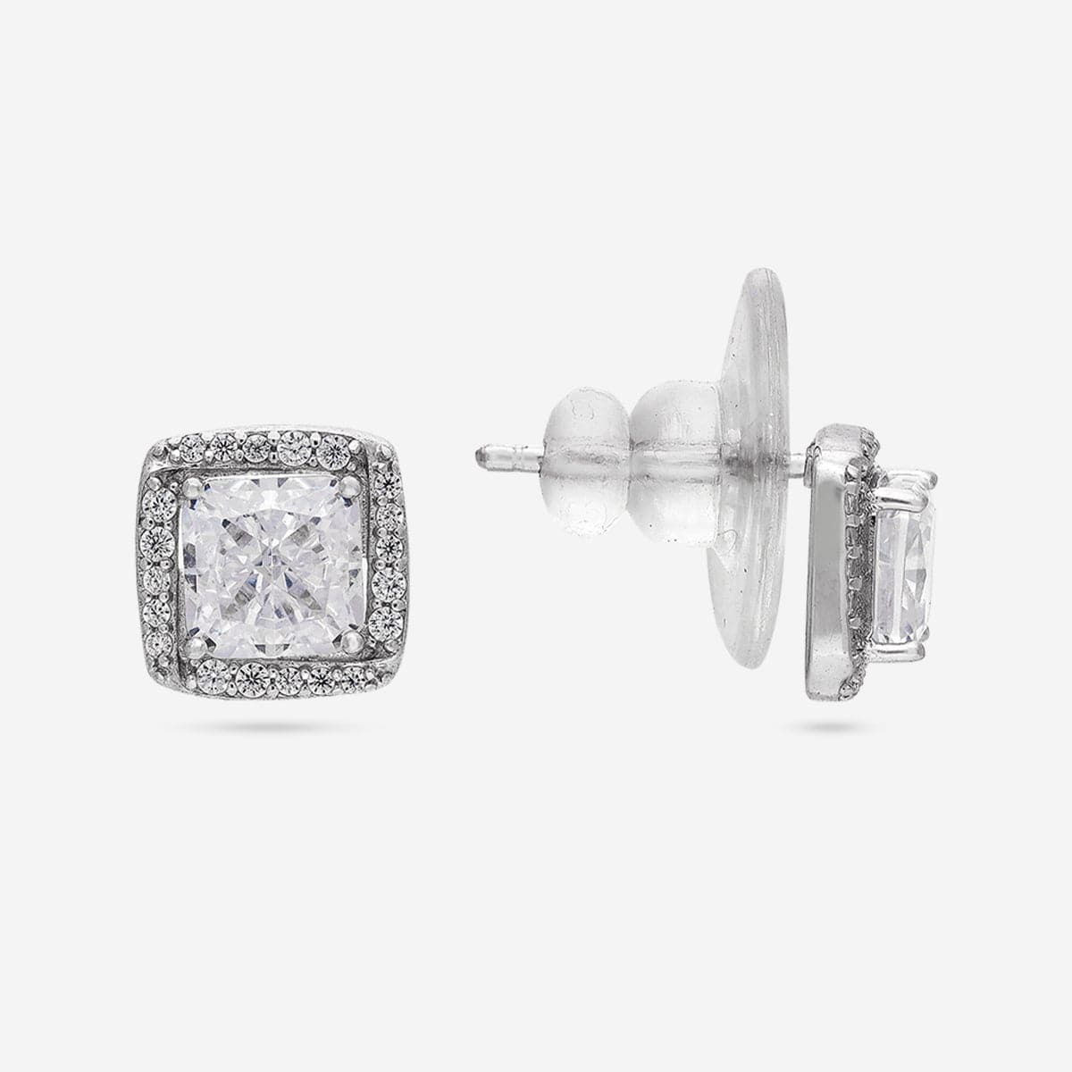 92.5 Silver Earring 194468 - Image 3