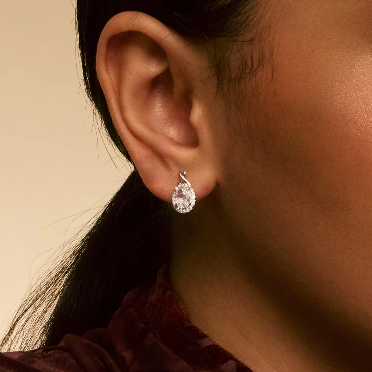 92.5 Silver Earring 194469 - Image 3