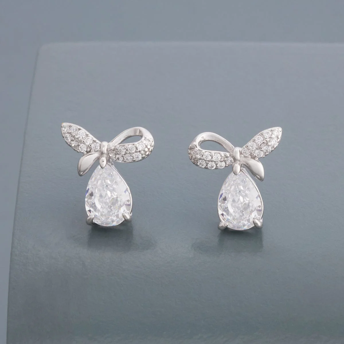 92.5 Silver Earring 194471 - Image 2