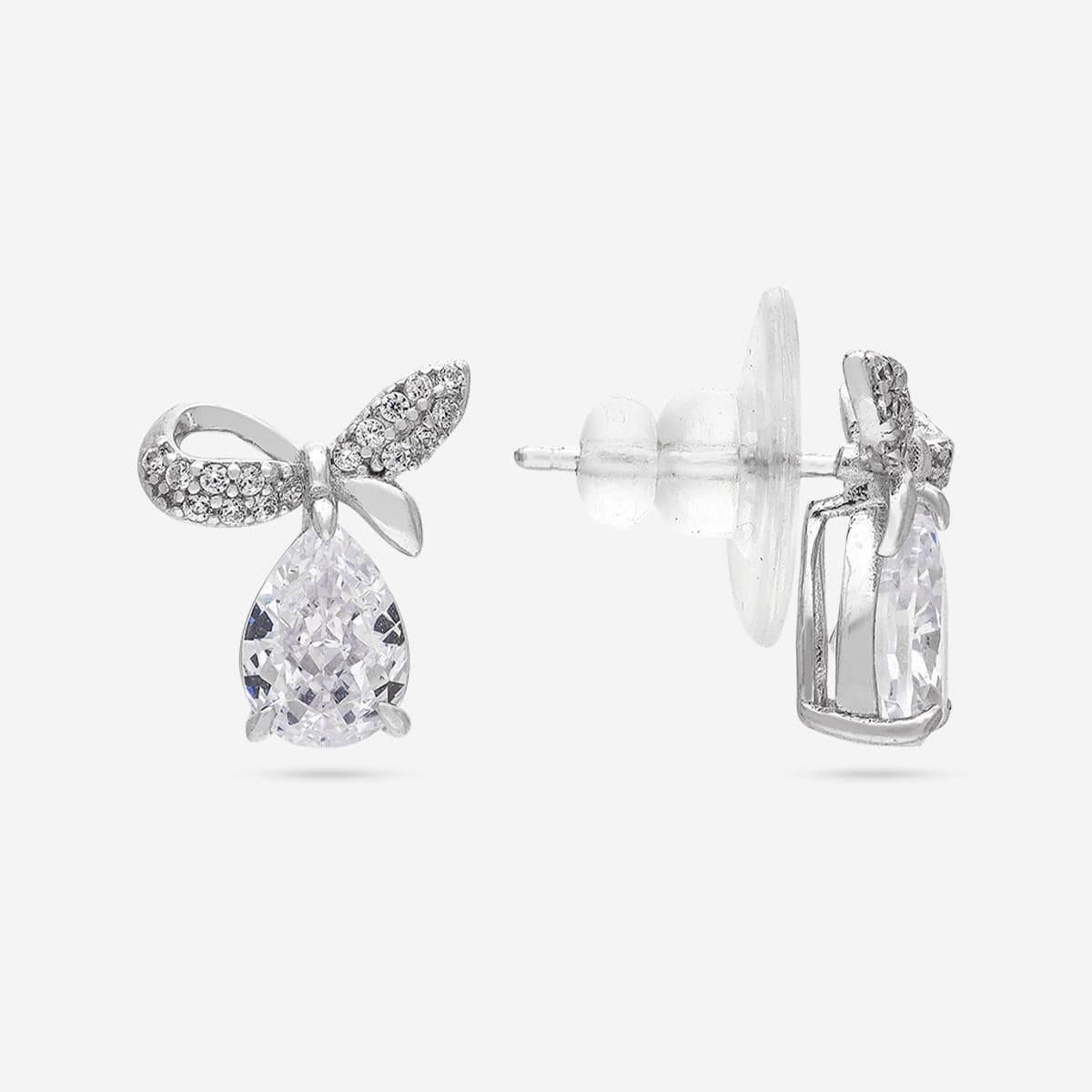 92.5 Silver Earring 194471 - Image 3