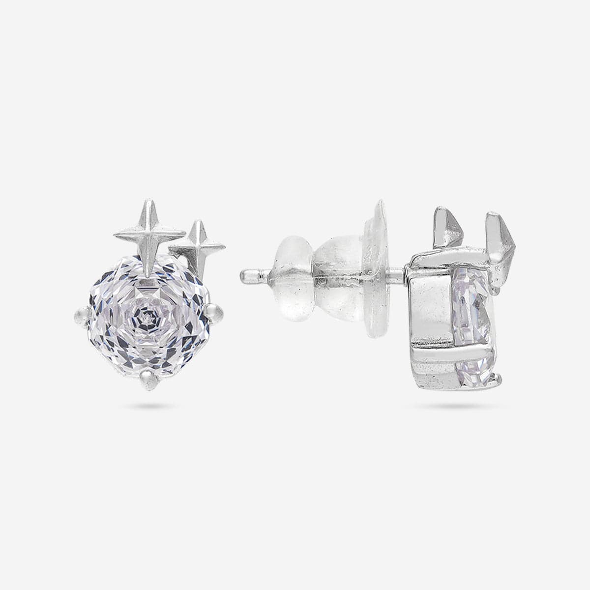 92.5 Silver Earring 194472 - Image 3
