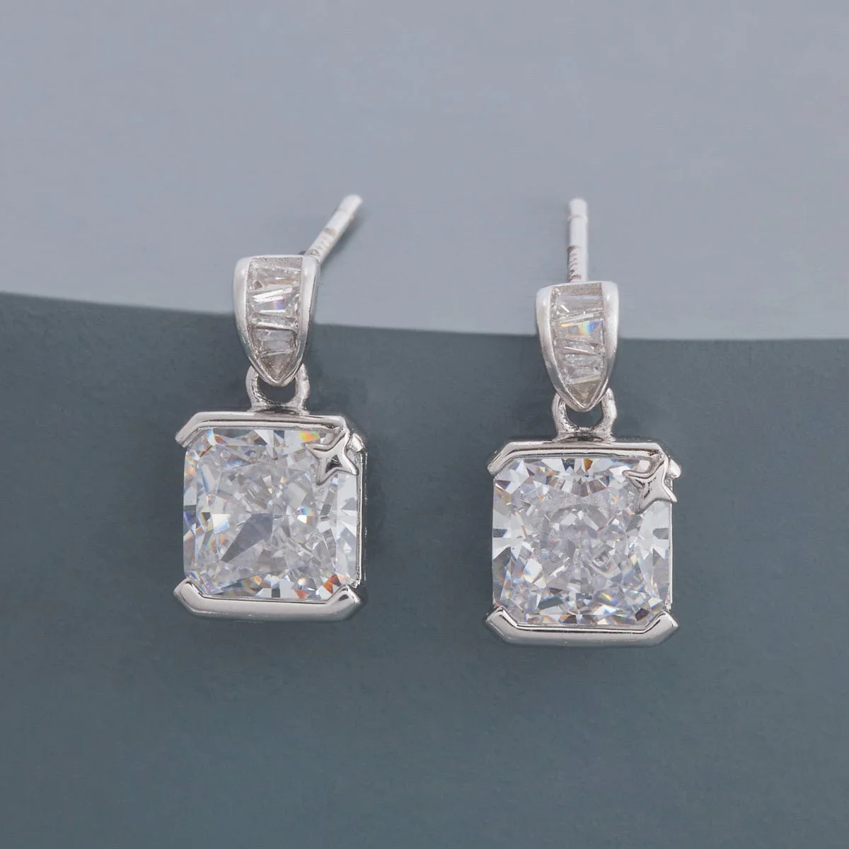 92.5 Silver Earring 194473 - Image 2