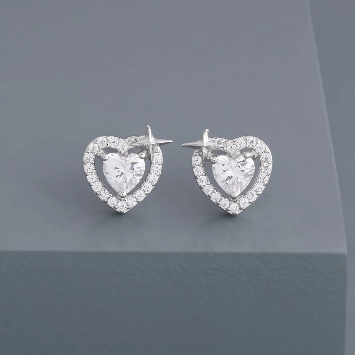 92.5 Silver Earring 194518 - Image 2