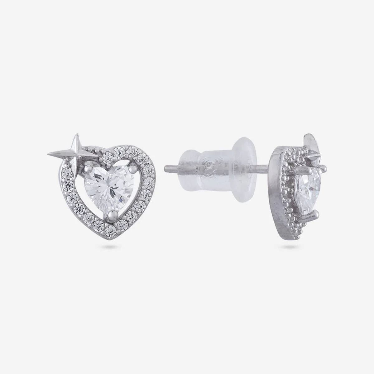 92.5 Silver Earring 194518 - Image 4