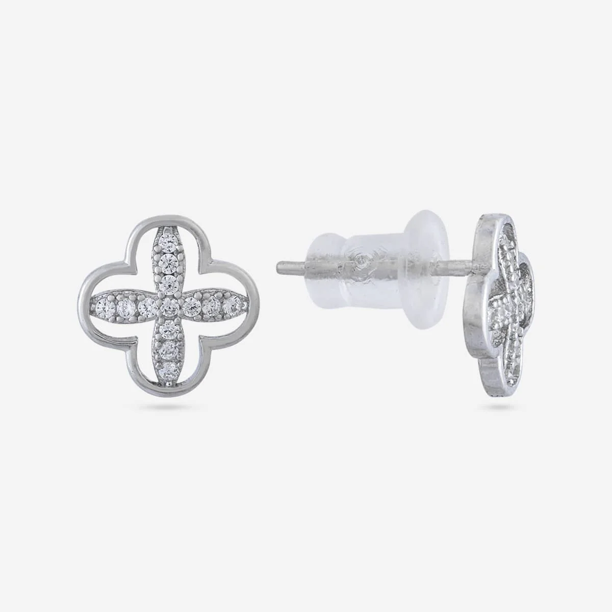 92.5 Silver Earring 194522 - Image 4