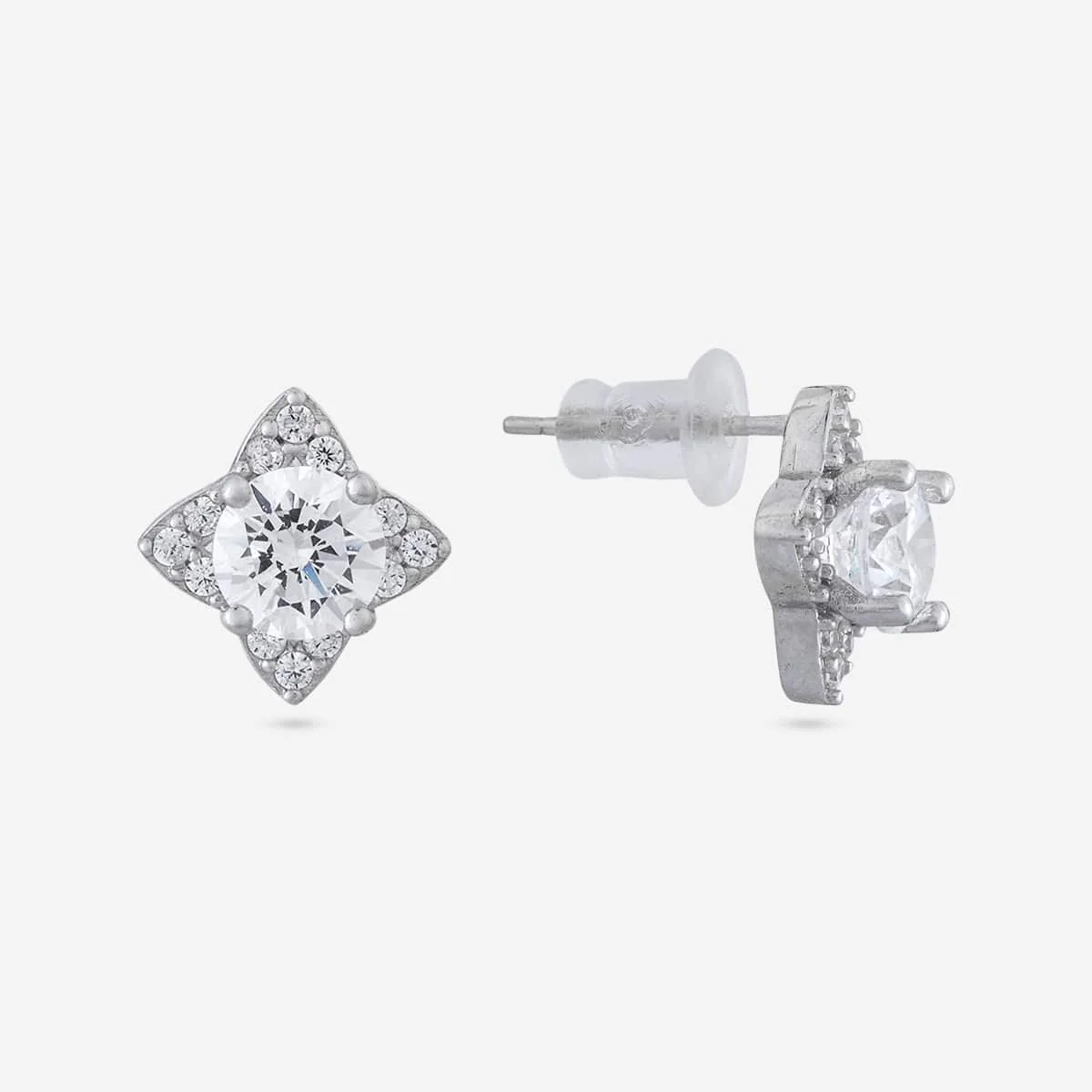 92.5 Silver Earring 194523 - Image 4