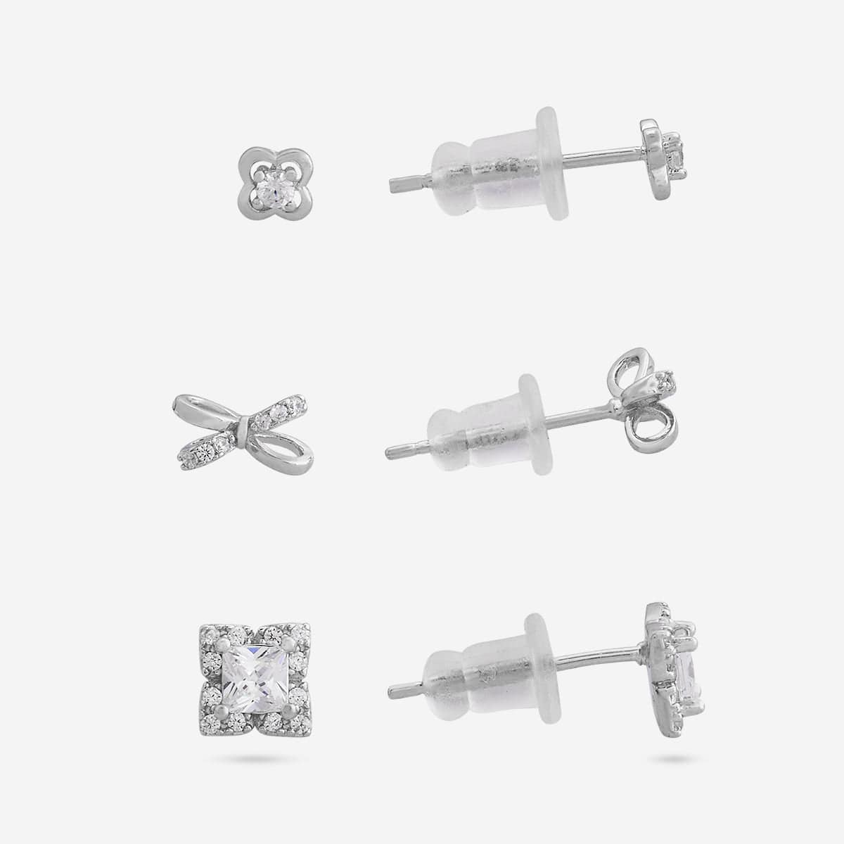 92.5 Silver Earring 194688 - Image 6
