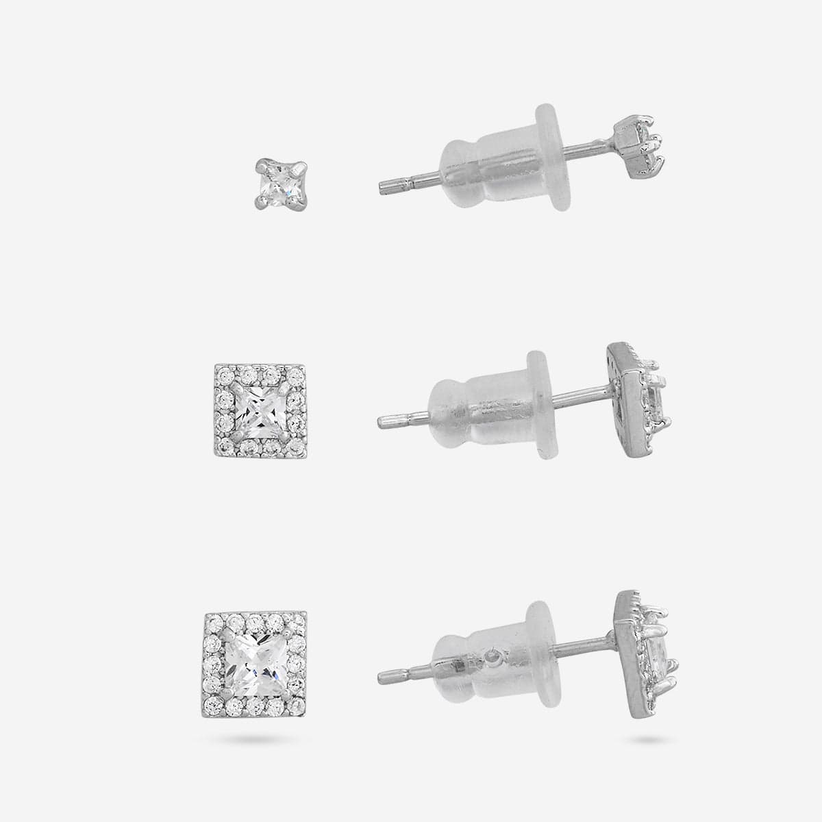 92.5 Silver Earring 194692 - Image 6