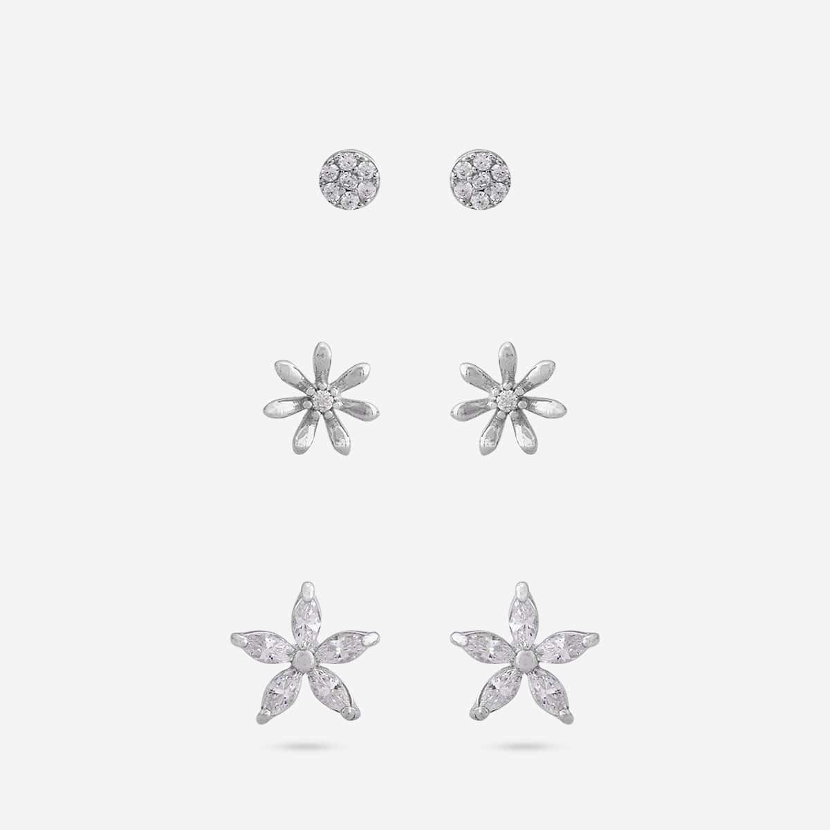 92.5 Silver Earring 194694 - Image 4