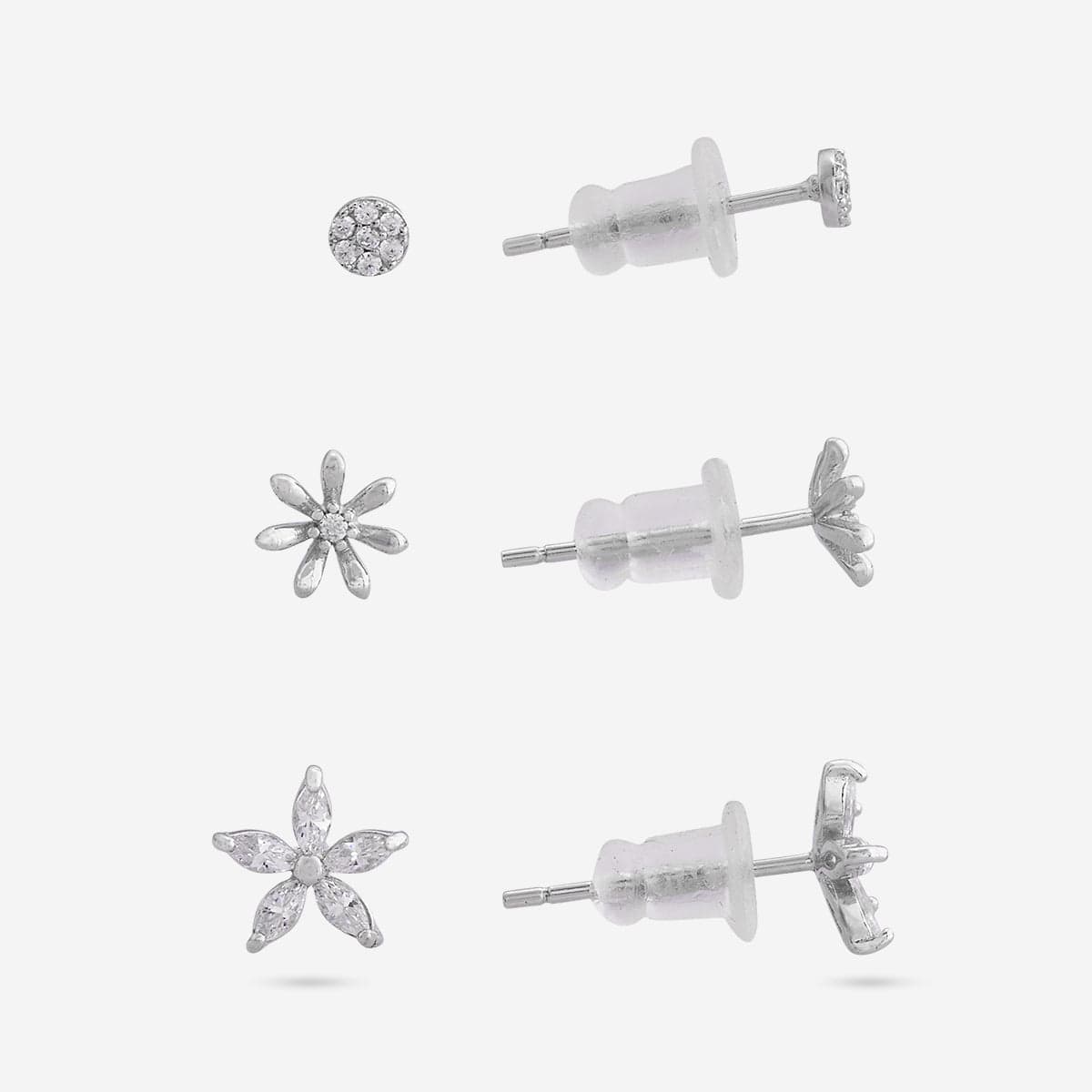 92.5 Silver Earring 194694 - Image 6