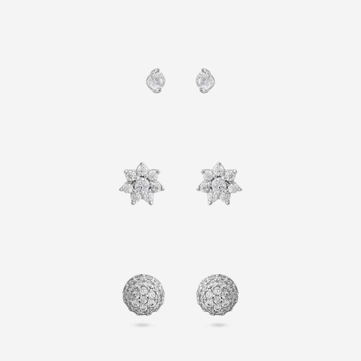 92.5 Silver Earring 194697 - Image 4