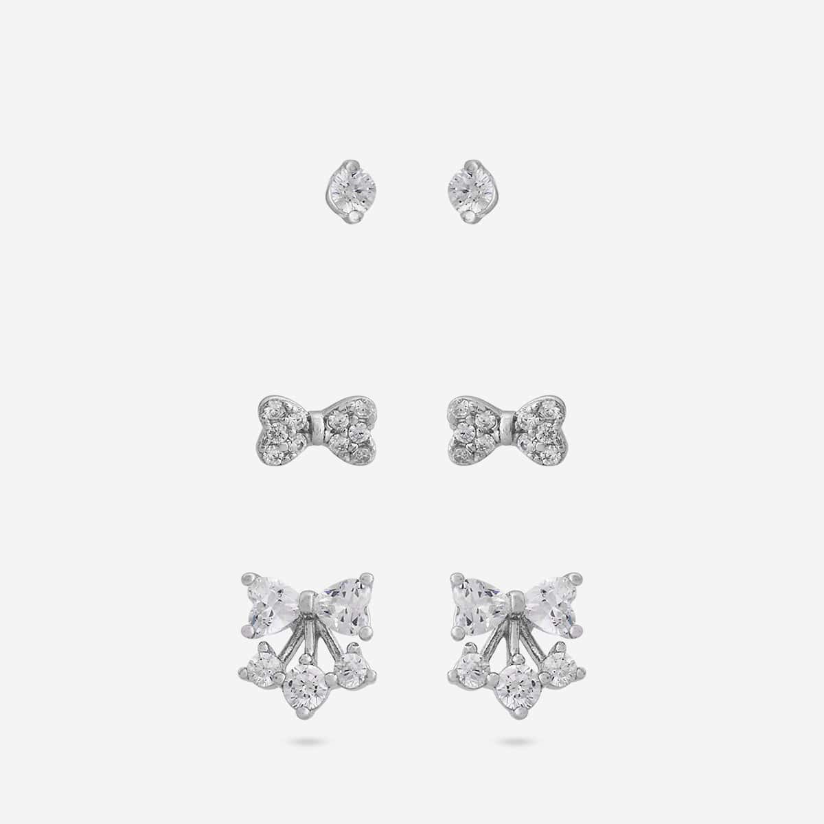 92.5 Silver Earring 194700 - Image 4