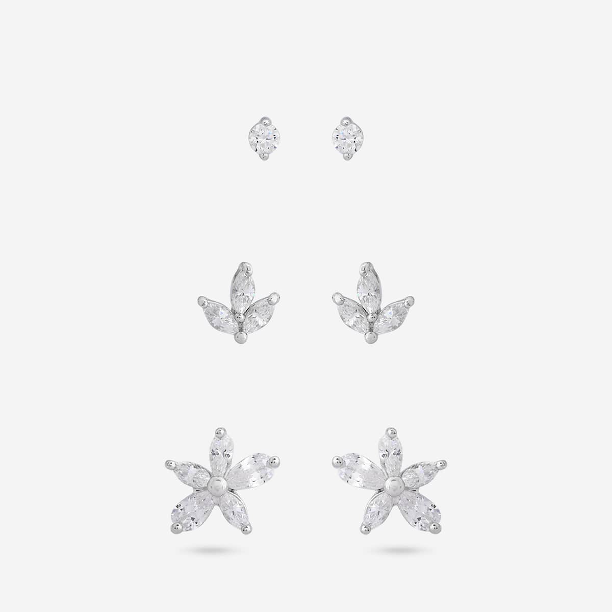 92.5 Silver Earring 194704 - Image 4