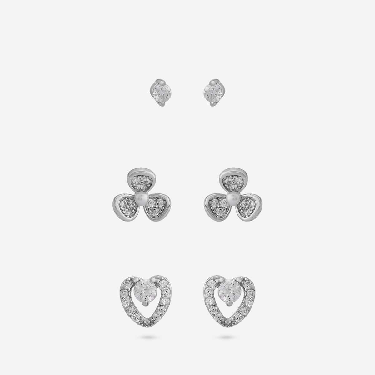 92.5 Silver Earring 194706 - Image 4