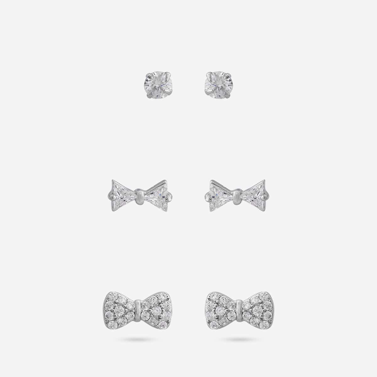 92.5 Silver Earring 194710 - Image 4