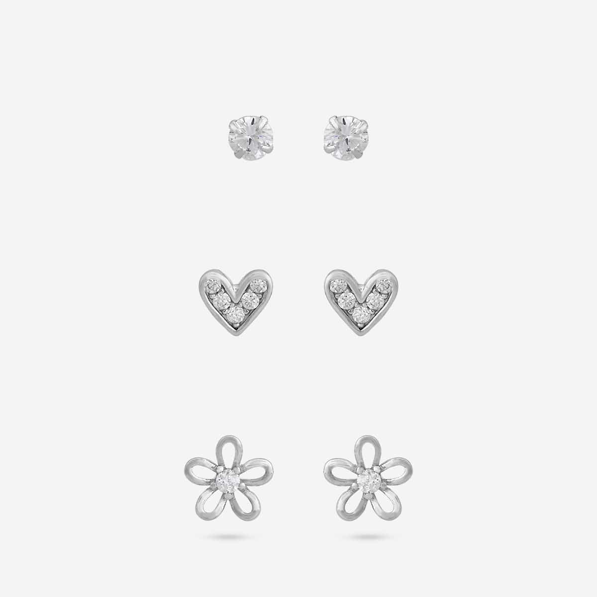 92.5 Silver Earring 194711 - Image 4